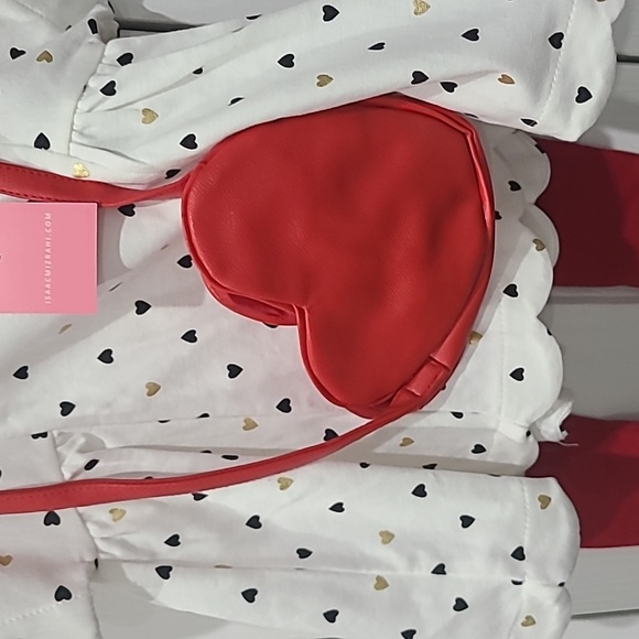 12 months hearts outfit Isaac mizrahi - Picture 2 of 3